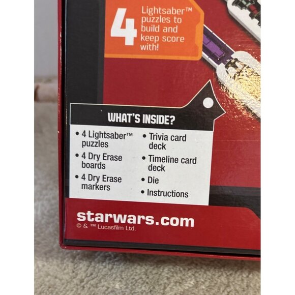 Star Wars Trivia Game With 650+ Questions & Lightsaber Scorekeepers By Disney - Picture 5 of 12